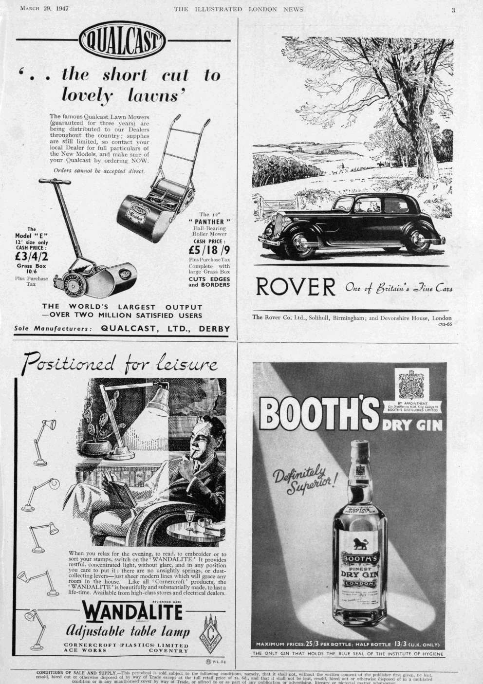 qualcast panther advert